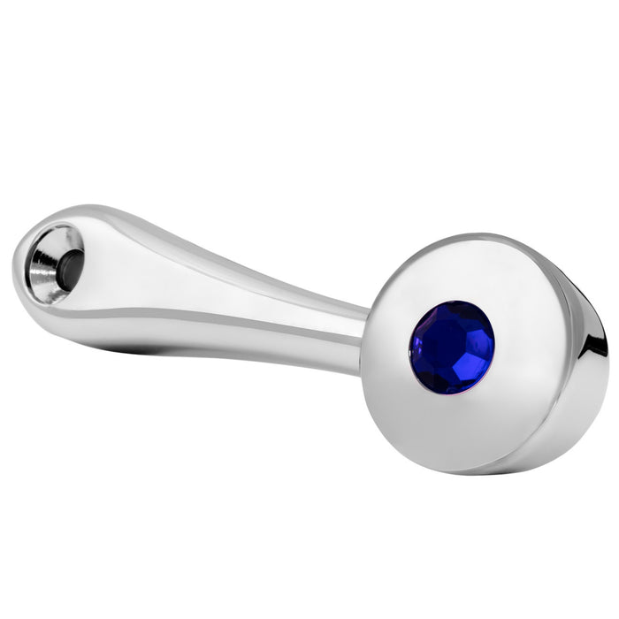 CHROME DIE CAST WINDOW WINDER BLUE