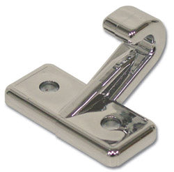 CHROME PLASTIC INTERIOR SUNVISOR HOOK
