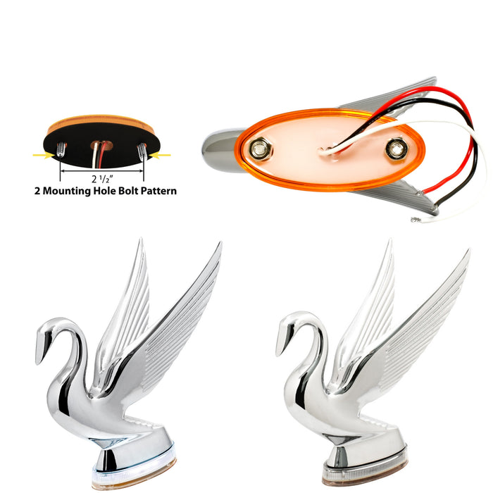 LED GLOW BASE FOR SWAN WHITE