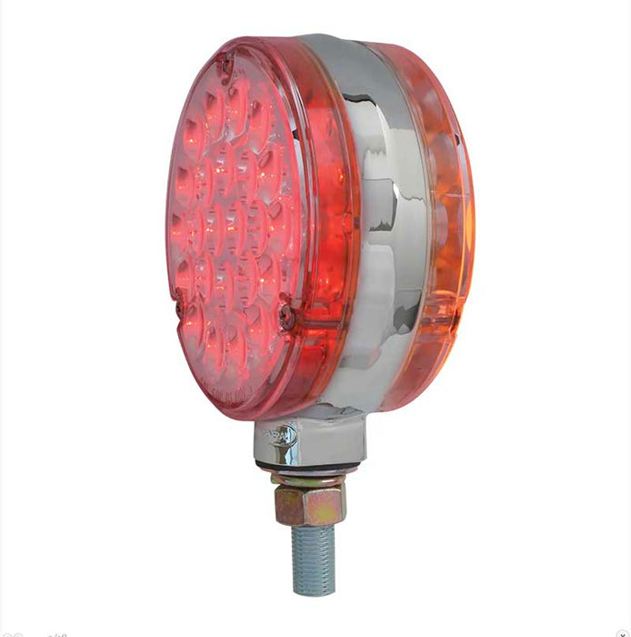 ROUND INDICATOR AMBER/RED LED 12V