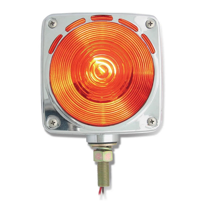 SQUARE  INDICATOR RED/AMBER BULB STYLE