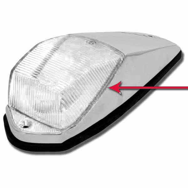 CAB LENS SQUARE SHAPE CLEAR