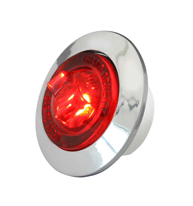 MINI 25MM LED LAMP RED 12V