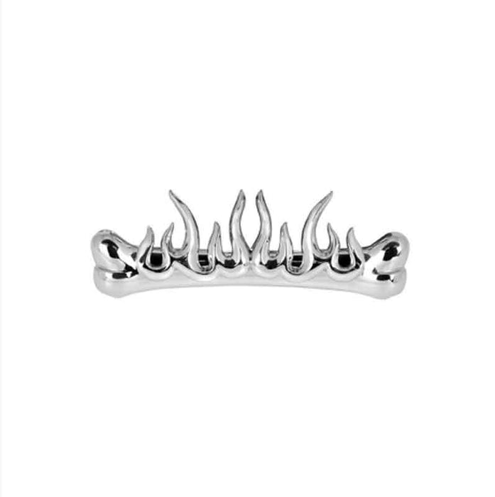 CHROME PLASTIC SMALL FLAME