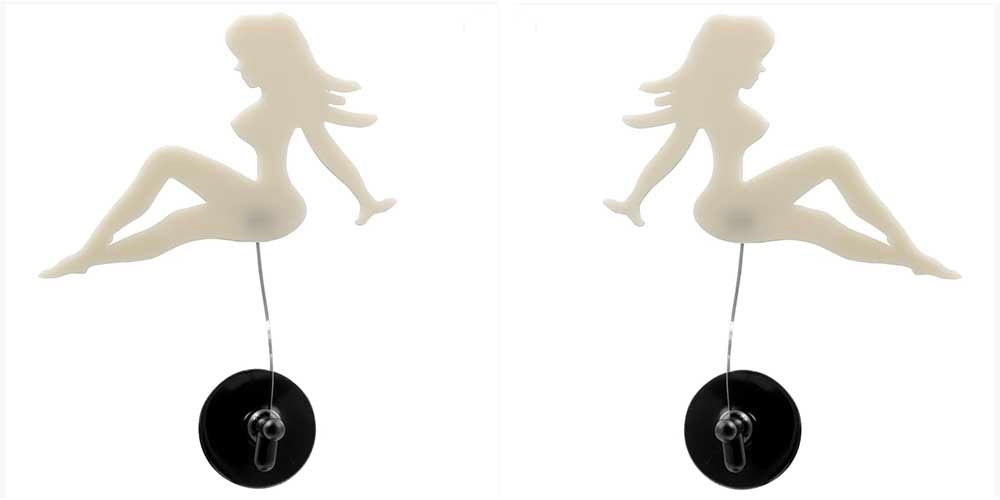 GLOW PLASTIC WAVING LADIES 2 PC