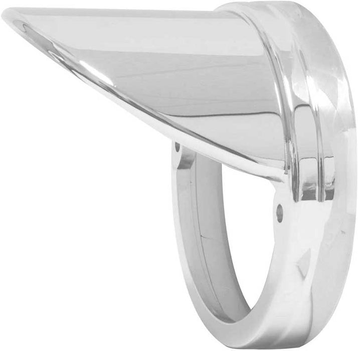 CHROME RIM WITH VISOR