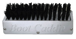 CHROME ALUMINIUM BOOT CADDIE BLACK BRUSH