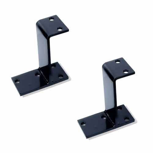 LIGHT BAR MOUNTING BRACKET BLACK 2PC