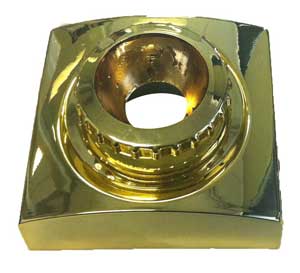 KW GOLD INTERIOR SWIVEL MAP LAMP