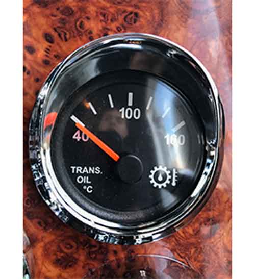 CHROME GAUGE COVER FOR WESTERN STAR