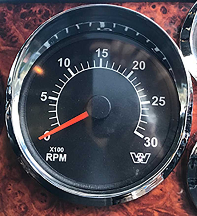 SPEEDO GAUGE COVER CHROME W/STAR