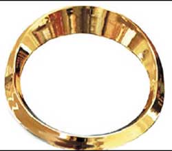 GAUGE COVER SPEEDO/TACHO VISOR GOLD KW