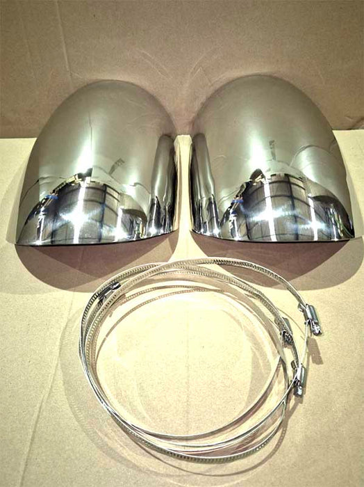 STAINLESS INTAKE COVERS TO SUIT KW X2