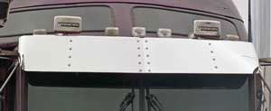 STAINLESS SUNVISOR WITH 11INCH DROP K/W