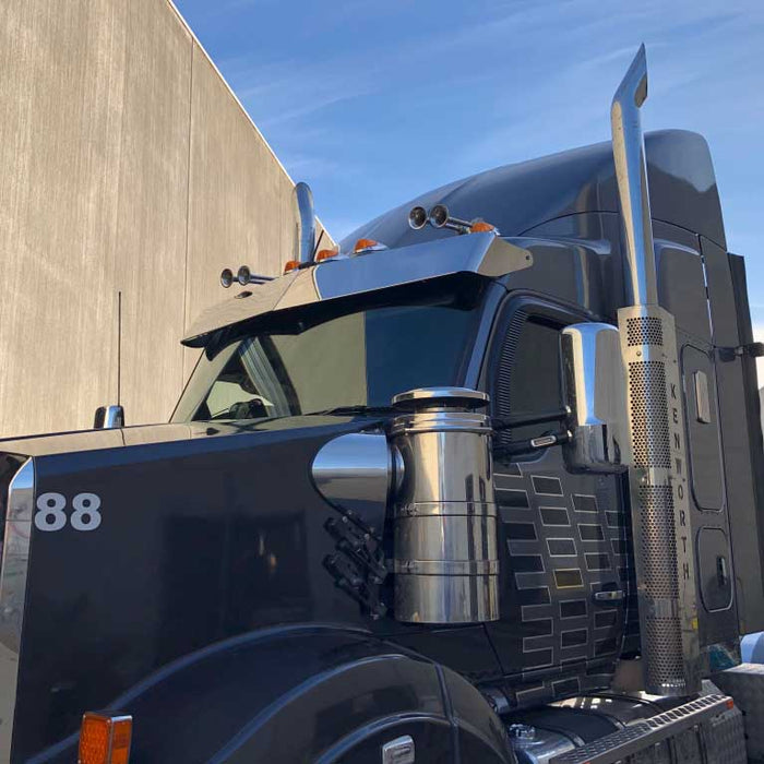 STAINLESS SUNVISOR TO SUIT T610  BOLTLES