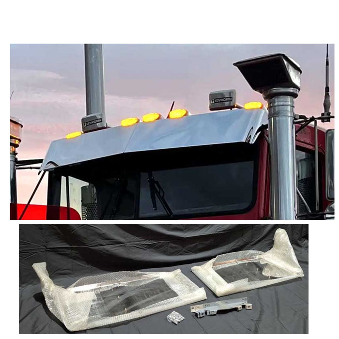 STAINLESS SUNVISOR TO SUIT T900 BOLTLESS