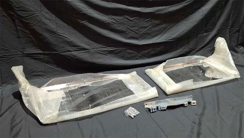 STAINLESS SUNVISOR TO SUIT T900 BOLTLESS