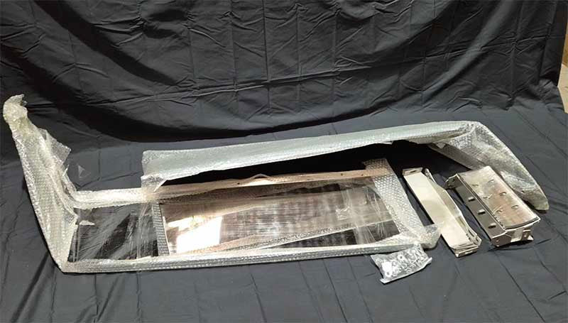 STAINLESS SUNVISOR BOLTLESS K220