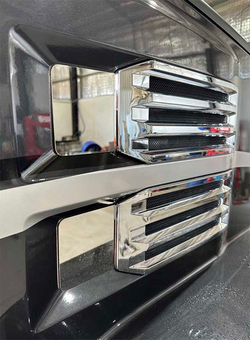 STAINLESS AIR INTAKE COVER ANTHEM X 4