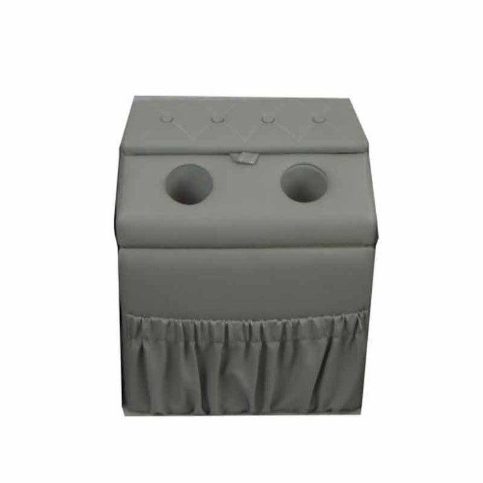 MIDDLE SEAT CONSOLE & CUP HOLDER GREY