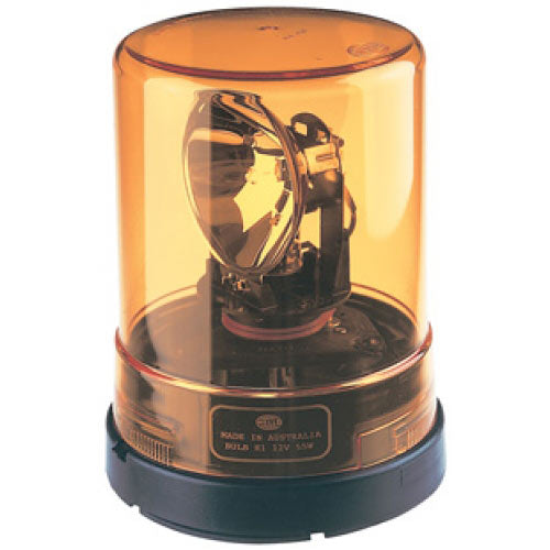 HELLA REVOLVING BEACON AMBER 12V 55W