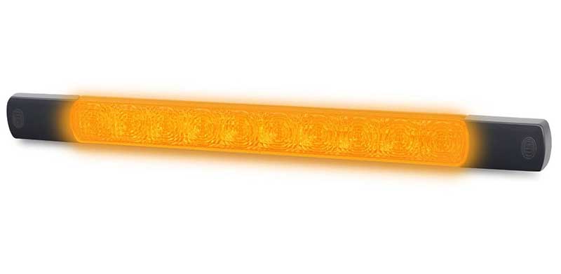 HELLA FRONT INDICATOR CLEAR/AMBER 24V
