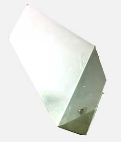 STAINLESS STEEL LAMP SHROUD LEFT
