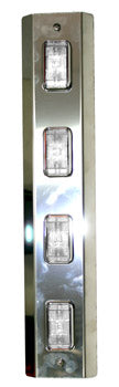 MIRROR LIGHT BAR WITH 4 X LED WHITE EACH