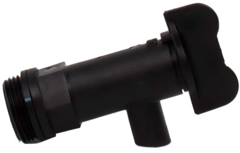 BLACK PLASTIC TAP FOR WATER TANKS
