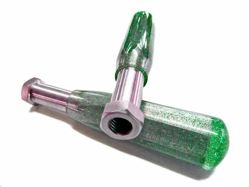 OLD STYLE LONG GEAR KNOB GREEN