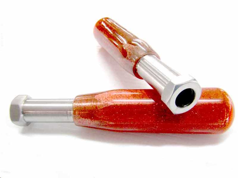 OLD STYLE LONG GEAR KNOB RED