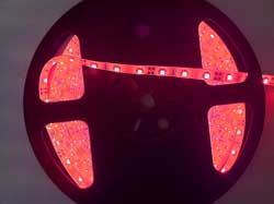 LED STRIP LIGHTING RED 5M ROLL 12V