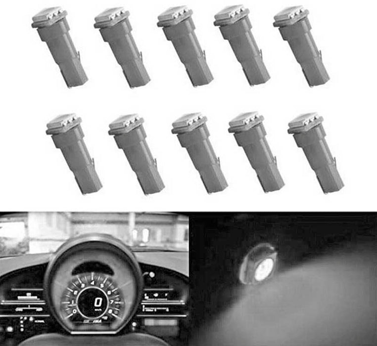 LED BULB T5 WEDGE 12V WHITE