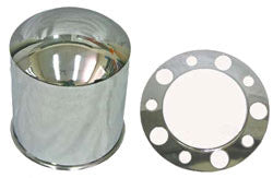 CHROME TOP HAT REAR AXLE COVER 2PC X 4