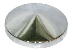 HUB CAP CHROME 8 3/16IN CONE SHAPE