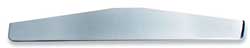 CHROME MUDFLAP WEIGHT 24IN X 4IN.