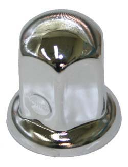 CHROME NUT COVER 41MM FLARED BASE LONG
