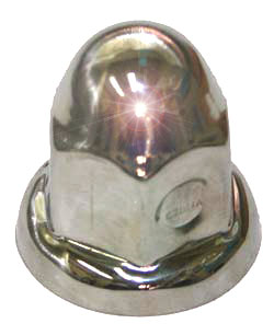 CHROME NUT COVER 32MM ACORN STYLE