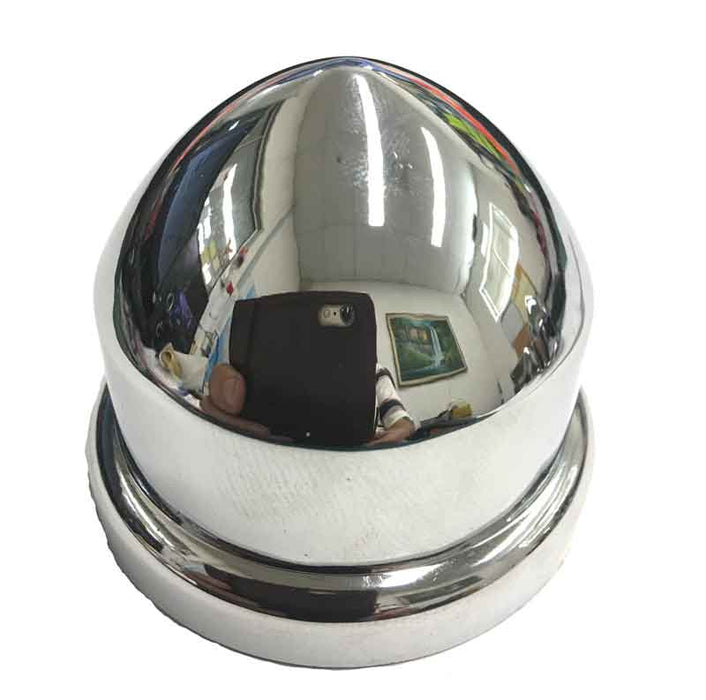 NUT COVER CHROME PLASTIC DOME FRONT 41MM
