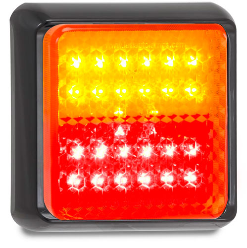 LED STOP TAIL INDICAT BLACK BASE 12/24V