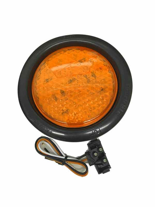 LED INDICATOR LAMP AMBER 109MM 12/24V
