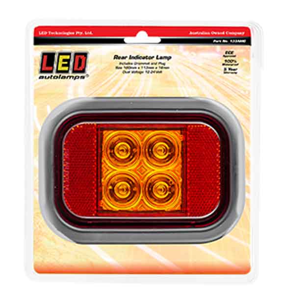 LED INDICATOR WITH REFLECTOR 12/24V