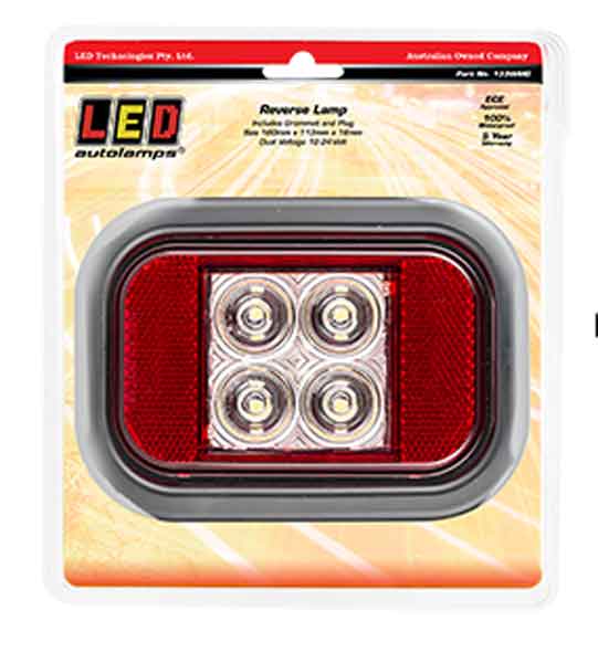 LED REVERSE WITH REFLECTOR 12/24V