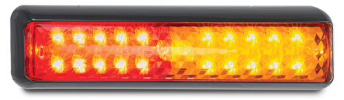 LED STOP/TAIL INDICATOR BLACK BASE 12/24