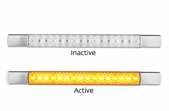 LED INDICATOR WITH CHROME BEZEL 12 VOLT — Hy Way