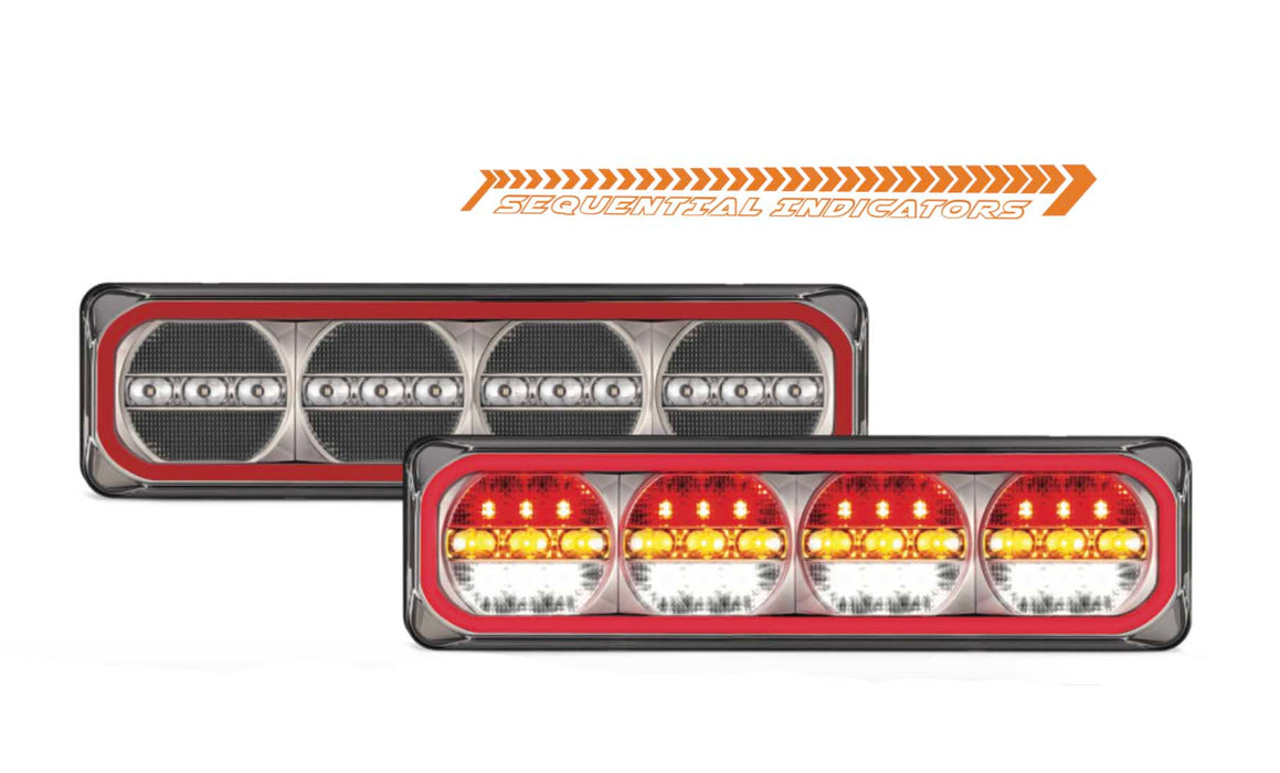 LED STOP/TAIL/REVES/INDICATOR SEQUENTIAL