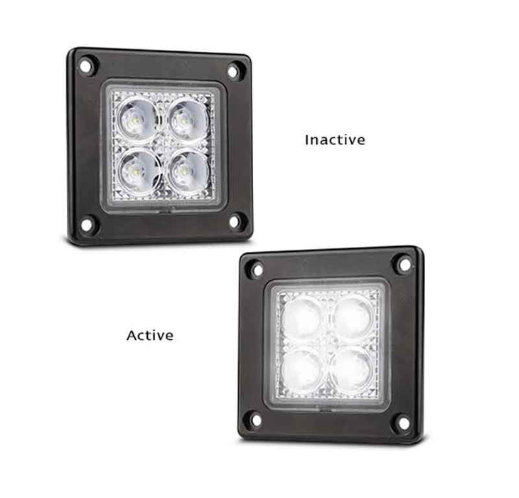 LED RECESSED FLUSH MOUNT REVERSE LAMP