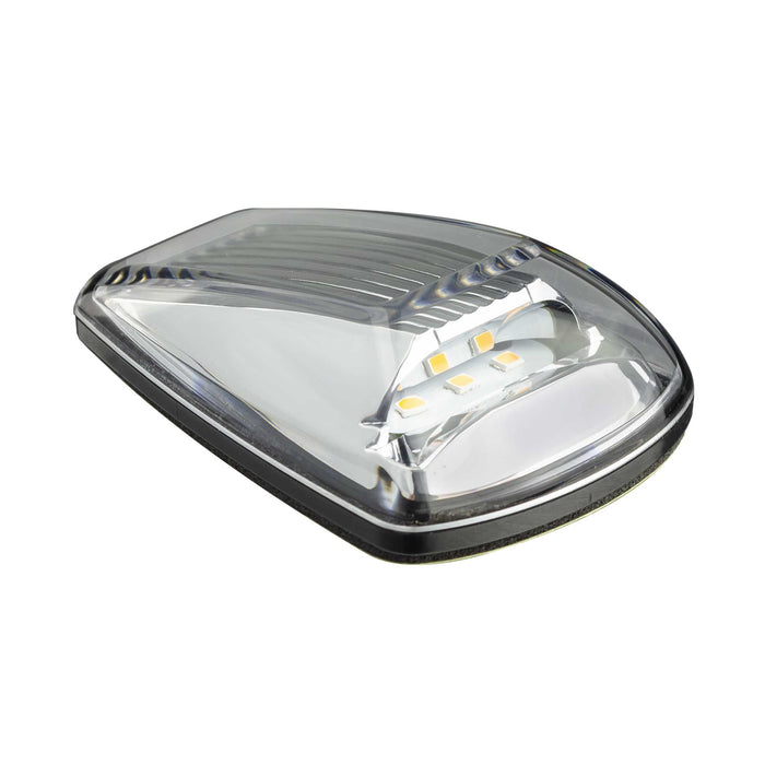LED CAB ROOF LAMP CLEAR/WHITE 9-32V