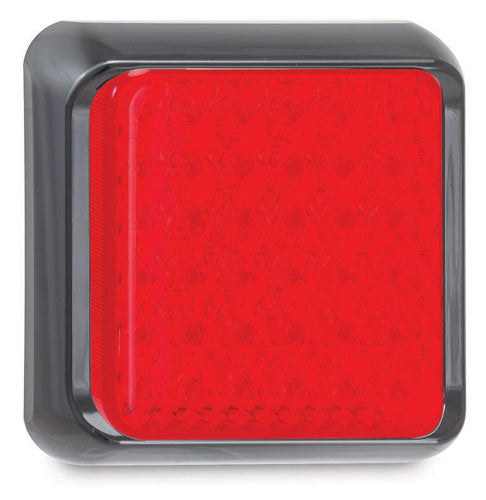 LED STOP TAIL RED BLACK  BASE 12/24V