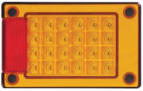 LED REAR INDICATOR LAMP AMBER 12V/24V